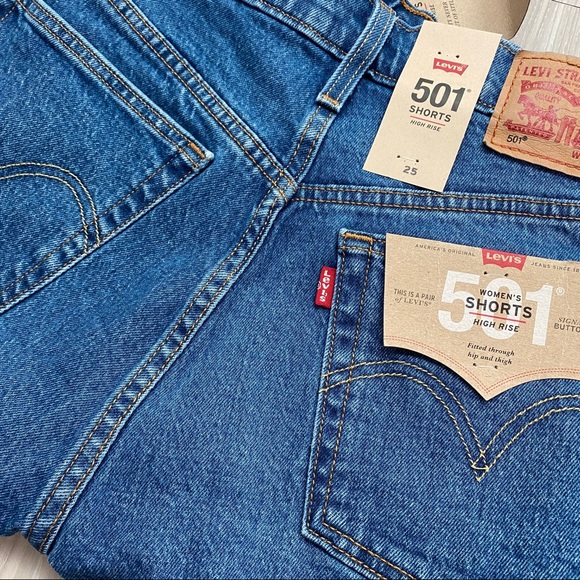Levi’s 501 Original Denim Shorts - Picture 5 of 5